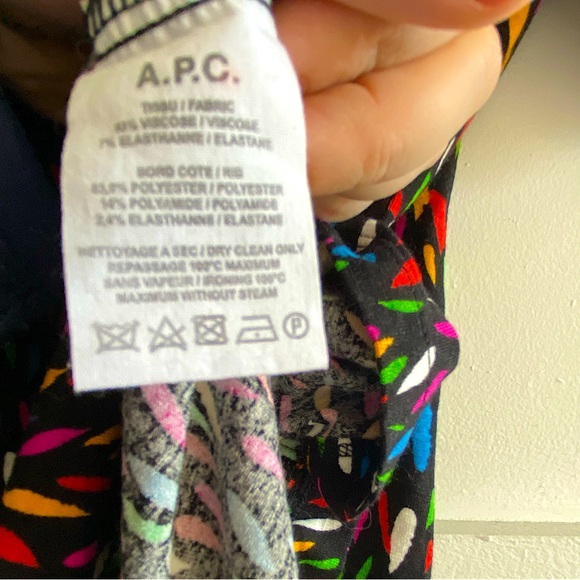 APC Sophie coquette girl puff short sleeve blouse like new condition - Picture 6 of 6